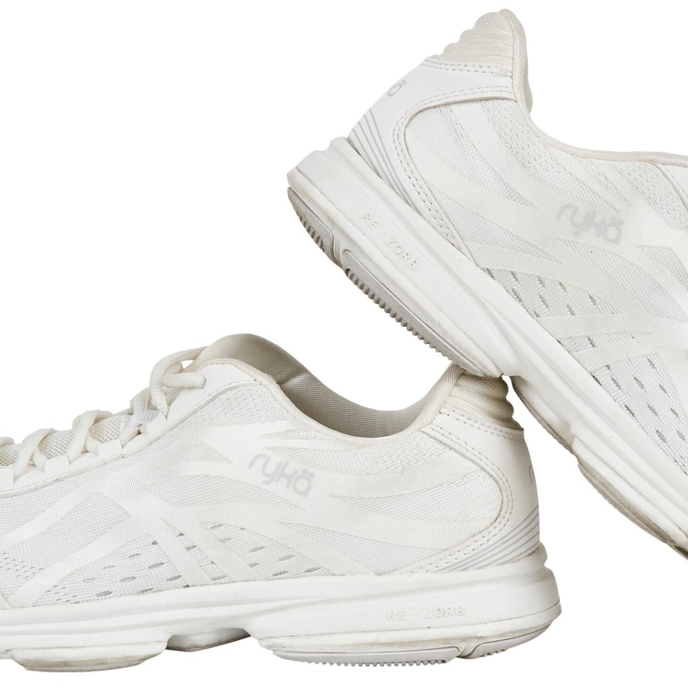 Ryka‎ Devotion Plus 3 Walking Shoes Men's 9.5M White Athletic Sneakers Mesh